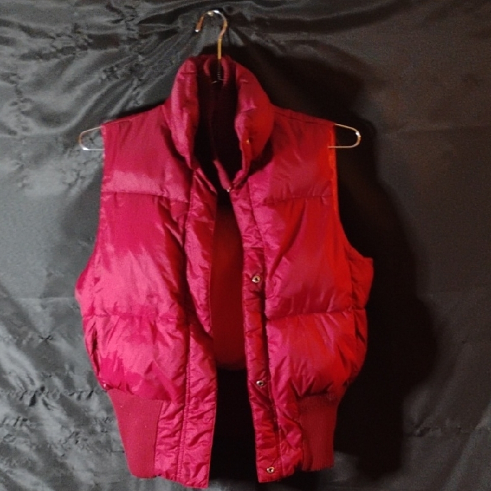 Steve & Barry's Burgundy Puffer Vest